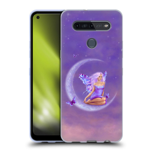 Rachel Anderson Pixies Lavender Moon Soft Gel Case for LG K51S