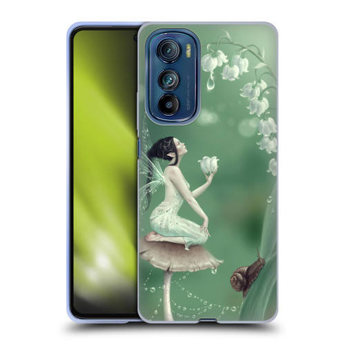 Rachel Anderson Pixies Lily Of The Valley Soft Gel Case for Motorola Edge 30