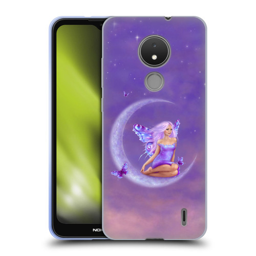 Rachel Anderson Pixies Lavender Moon Soft Gel Case for Nokia C21