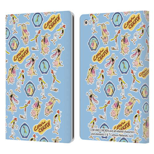 Cow and Chicken Graphics Pattern Leather Book Wallet Case Cover For Apple iPad 10.2 2019/2020/2021