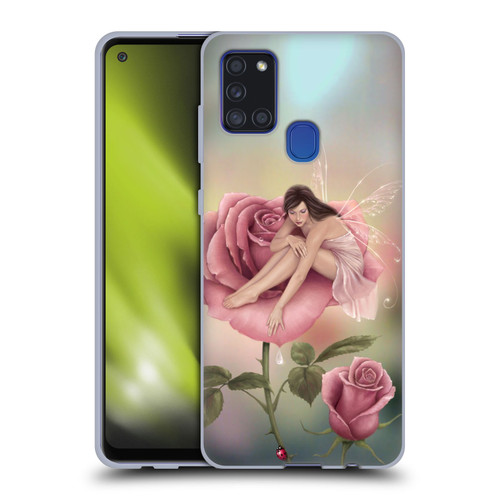 Rachel Anderson Pixies Rose Soft Gel Case for Samsung Galaxy A21s (2020)