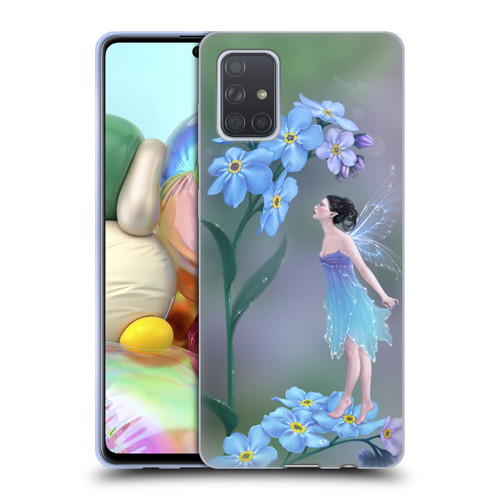 Rachel Anderson Pixies Forget Me Not Soft Gel Case for Samsung Galaxy A71 (2019)