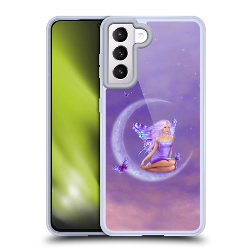 Rachel Anderson Pixies Lavender Moon Soft Gel Case for Samsung Galaxy S21 5G