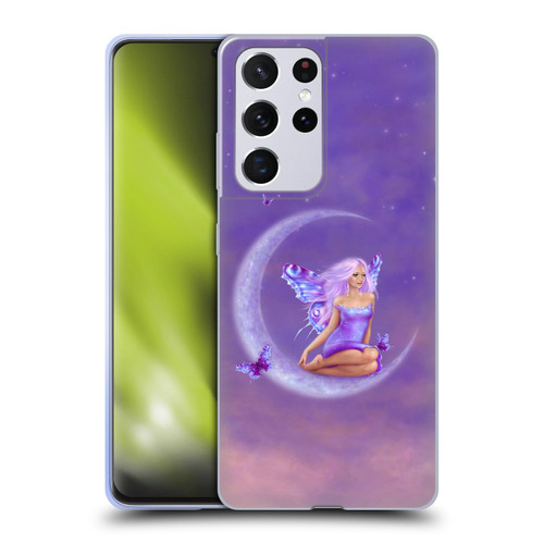 Rachel Anderson Pixies Lavender Moon Soft Gel Case for Samsung Galaxy S21 Ultra 5G