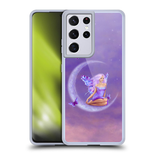 Rachel Anderson Pixies Lavender Moon Soft Gel Case for Samsung Galaxy S21 Ultra 5G