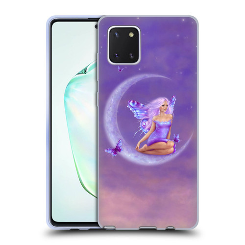 Rachel Anderson Pixies Lavender Moon Soft Gel Case for Samsung Galaxy Note10 Lite