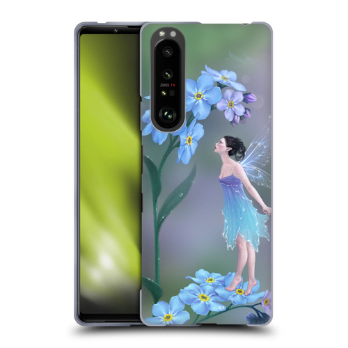 Rachel Anderson Pixies Forget Me Not Soft Gel Case for Sony Xperia 1 III