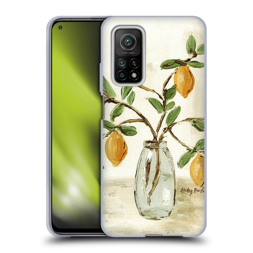 Haley Bush Floral Painting Lemon Branch Vase Soft Gel Case for Xiaomi Mi 10T 5G