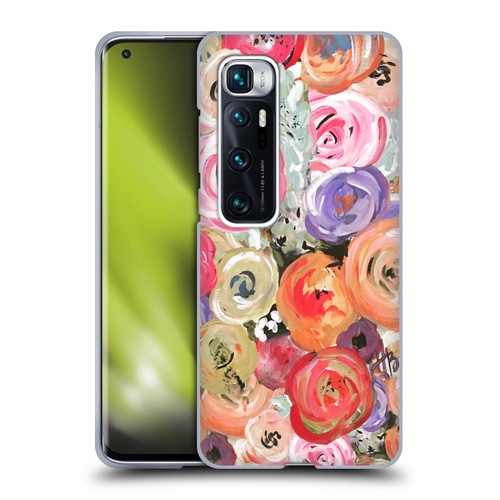 Haley Bush Floral Painting Colorful Soft Gel Case for Xiaomi Mi 10 Ultra 5G