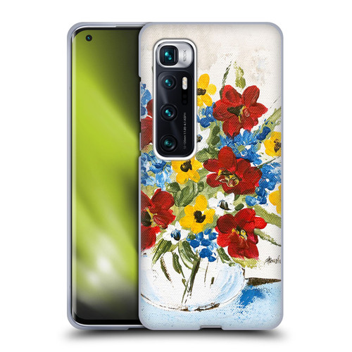 Haley Bush Floral Painting Patriotic Soft Gel Case for Xiaomi Mi 10 Ultra 5G