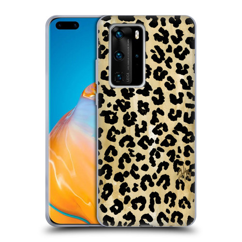 Haley Bush Pattern Painting Leopard Print Soft Gel Case for Huawei P40 Pro / P40 Pro Plus 5G