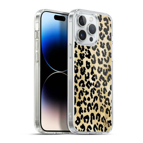 Haley Bush Pattern Painting Leopard Print Soft Gel Case for Apple iPhone 13 Pro Max & MagSafe