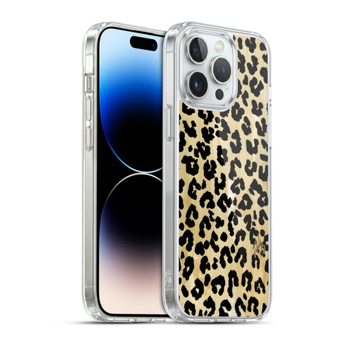 Haley Bush Pattern Painting Leopard Print Soft Gel Case for Apple iPhone 14 Pro Max & MagSafe