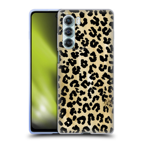 Haley Bush Pattern Painting Leopard Print Soft Gel Case for Motorola Edge S30 / Moto G200 5G