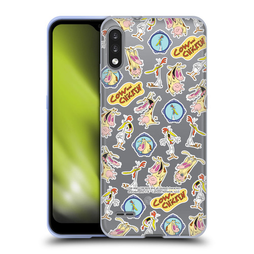 Cow and Chicken Graphics Pattern Soft Gel Case for LG K22