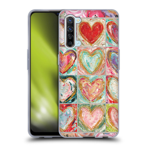 Haley Bush Pattern Painting Buffalo Check Black Soft Gel Case for OPPO Find X2 Lite 5G