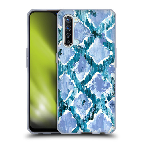 Haley Bush Pattern Painting Hearts Soft Gel Case for OPPO Find X2 Lite 5G