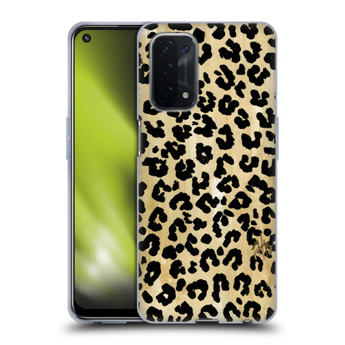 Haley Bush Pattern Painting Leopard Print Soft Gel Case for OPPO A54 5G