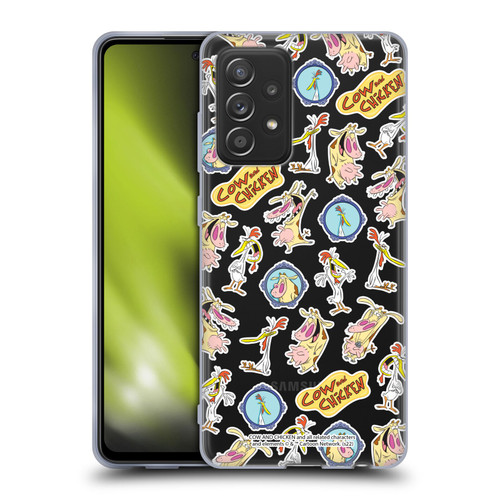 Cow and Chicken Graphics Pattern Soft Gel Case for Samsung Galaxy A52 / A52s / 5G (2021)