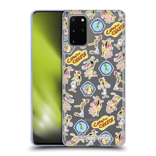 Cow and Chicken Graphics Pattern Soft Gel Case for Samsung Galaxy S20+ / S20+ 5G