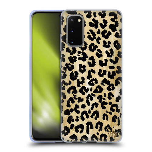 Haley Bush Pattern Painting Leopard Print Soft Gel Case for Samsung Galaxy S20 / S20 5G