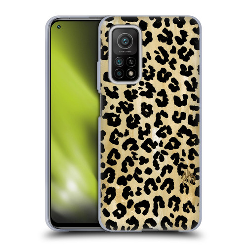 Haley Bush Pattern Painting Leopard Print Soft Gel Case for Xiaomi Mi 10T 5G