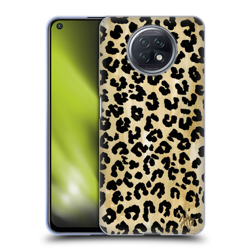 Haley Bush Pattern Painting Leopard Print Soft Gel Case for Xiaomi Redmi Note 9T 5G