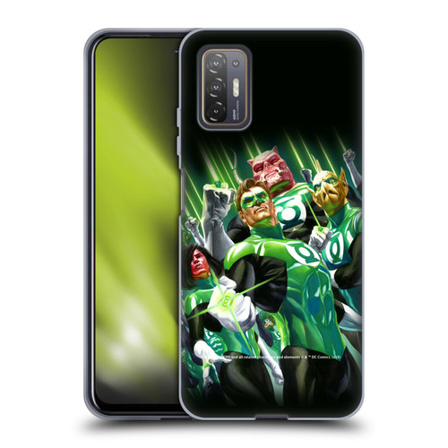 Green Lantern DC Comics Comic Book Covers Group Soft Gel Case for HTC Desire 21 Pro 5G