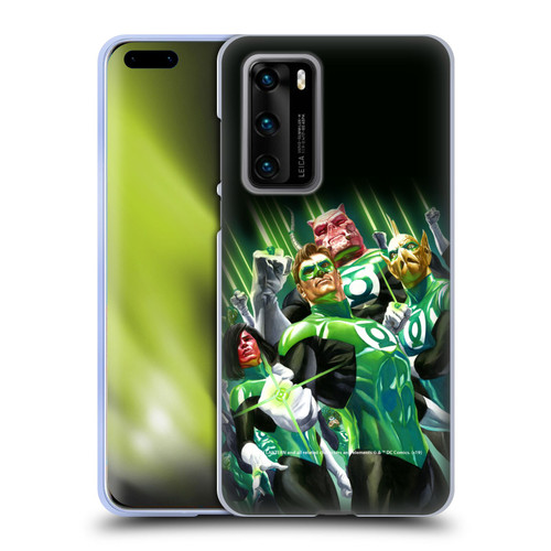 Green Lantern DC Comics Comic Book Covers Group Soft Gel Case for Huawei P40 5G