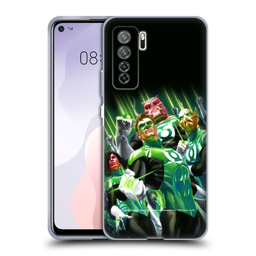 Green Lantern DC Comics Comic Book Covers Group Soft Gel Case for Huawei Nova 7 SE/P40 Lite 5G