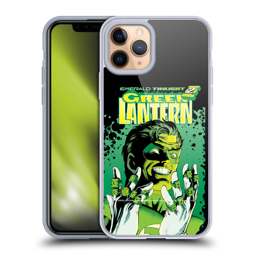 Green Lantern DC Comics Comic Book Covers Emerald Twilight Soft Gel Case for Apple iPhone 11 Pro