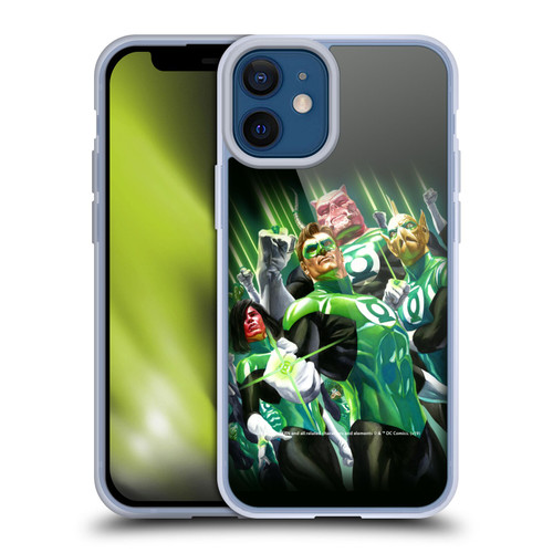 Green Lantern DC Comics Comic Book Covers Group Soft Gel Case for Apple iPhone 12 Mini