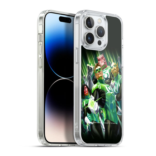 Green Lantern DC Comics Comic Book Covers Group Soft Gel Case for Apple iPhone 13 Pro Max & MagSafe