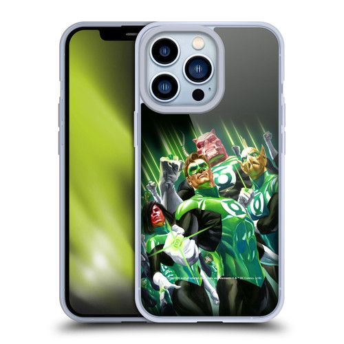 Green Lantern DC Comics Comic Book Covers Group Soft Gel Case for Apple iPhone 13 Pro