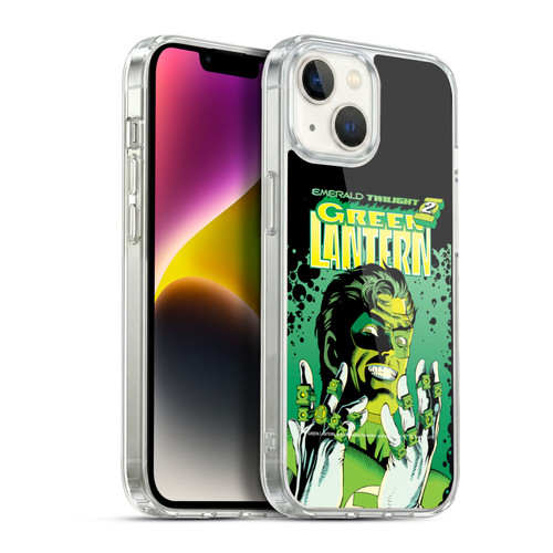 Green Lantern DC Comics Comic Book Covers Emerald Twilight Soft Gel Case for Apple iPhone 14