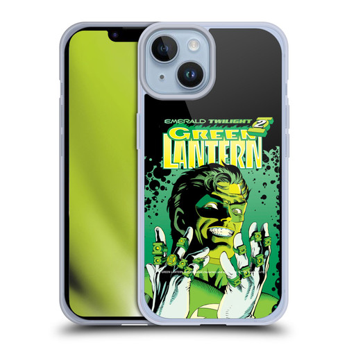 Green Lantern DC Comics Comic Book Covers Emerald Twilight Soft Gel Case for Apple iPhone 14