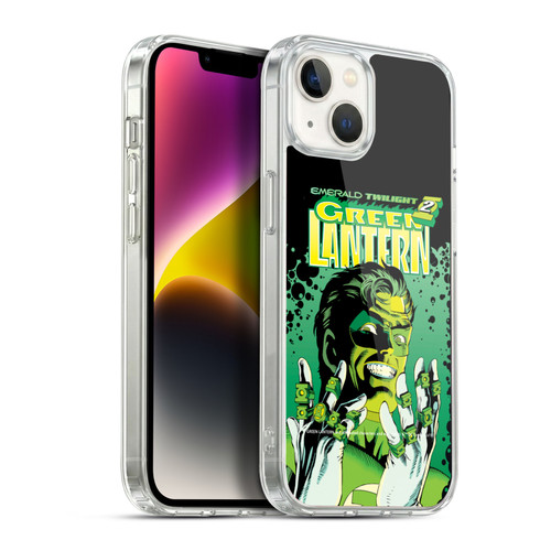 Green Lantern DC Comics Comic Book Covers Emerald Twilight Soft Gel Case for Apple iPhone 14 Plus & MagSafe