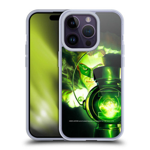 Green Lantern DC Comics Comic Book Covers Portrait Soft Gel Case for Apple iPhone 14 Pro