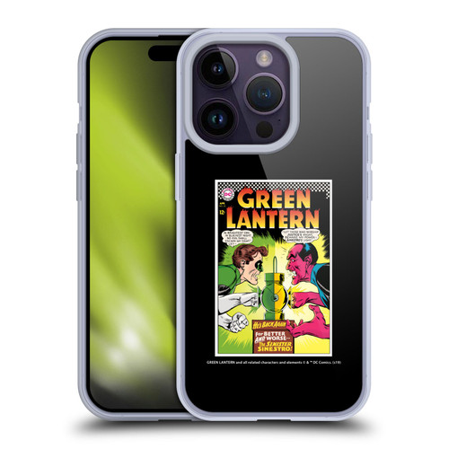 Green Lantern DC Comics Comic Book Covers Sinestro Soft Gel Case for Apple iPhone 14 Pro