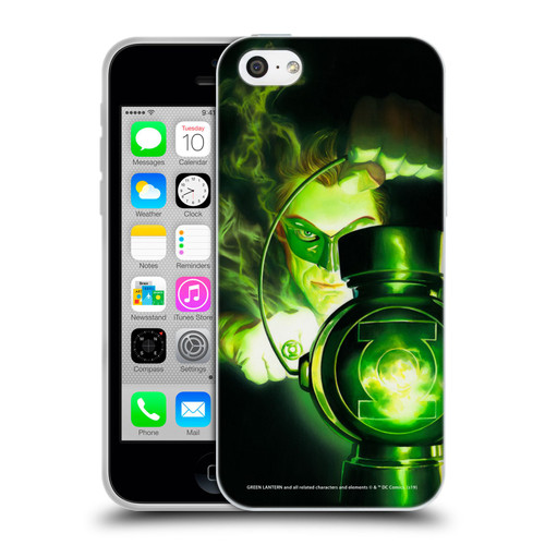 Green Lantern DC Comics Comic Book Covers Portrait Soft Gel Case for Apple iPhone 5c