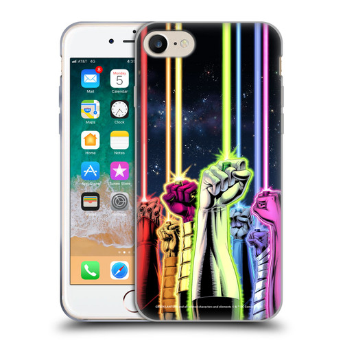 Green Lantern DC Comics Comic Book Covers Power Rings Soft Gel Case for Apple iPhone 7 / 8 / SE 2020 & 2022