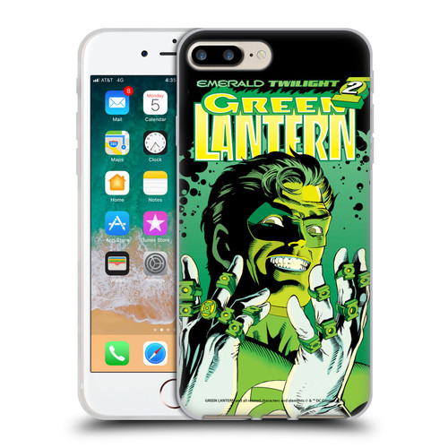 Green Lantern DC Comics Comic Book Covers Emerald Twilight Soft Gel Case for Apple iPhone 7 Plus / iPhone 8 Plus