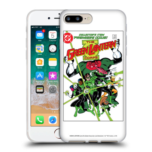 Green Lantern DC Comics Comic Book Covers Group 2 Soft Gel Case for Apple iPhone 7 Plus / iPhone 8 Plus