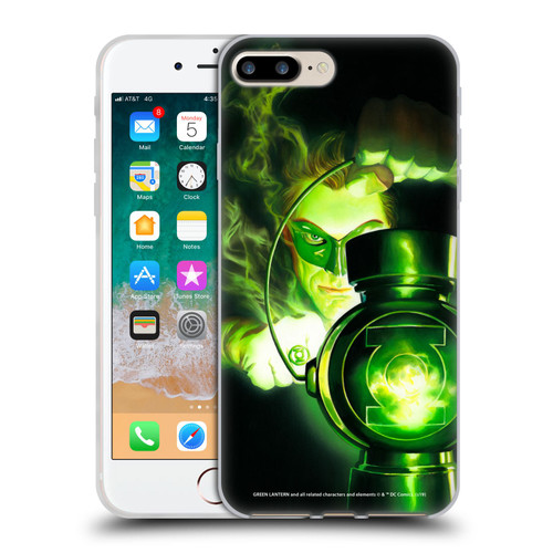 Green Lantern DC Comics Comic Book Covers Portrait Soft Gel Case for Apple iPhone 7 Plus / iPhone 8 Plus