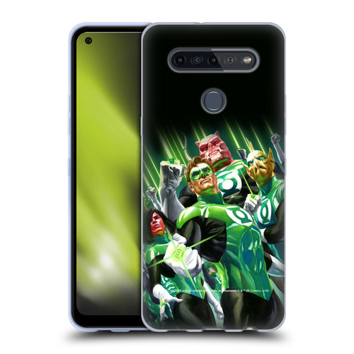 Green Lantern DC Comics Comic Book Covers Group Soft Gel Case for LG K51S