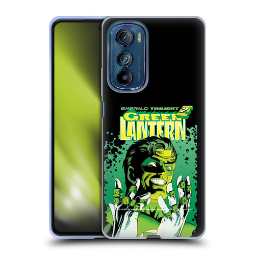 Green Lantern DC Comics Comic Book Covers Emerald Twilight Soft Gel Case for Motorola Edge 30