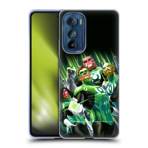 Green Lantern DC Comics Comic Book Covers Group Soft Gel Case for Motorola Edge 30