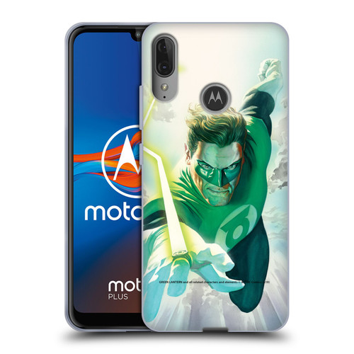 Green Lantern DC Comics Comic Book Covers Flight Soft Gel Case for Motorola Moto E6 Plus