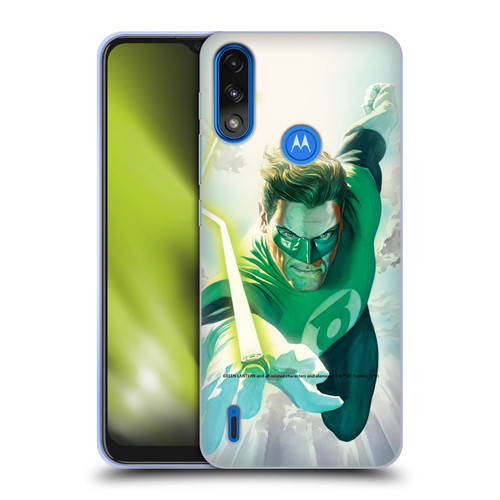 Green Lantern DC Comics Comic Book Covers Flight Soft Gel Case for Motorola Moto E7 Power / Moto E7i Power