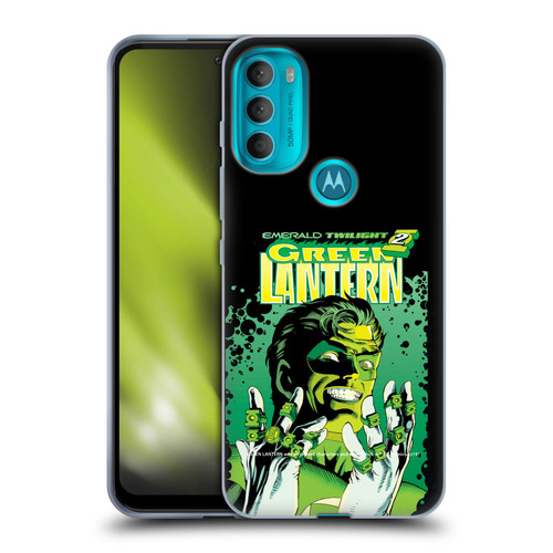 Green Lantern DC Comics Comic Book Covers Emerald Twilight Soft Gel Case for Motorola Moto G71 5G